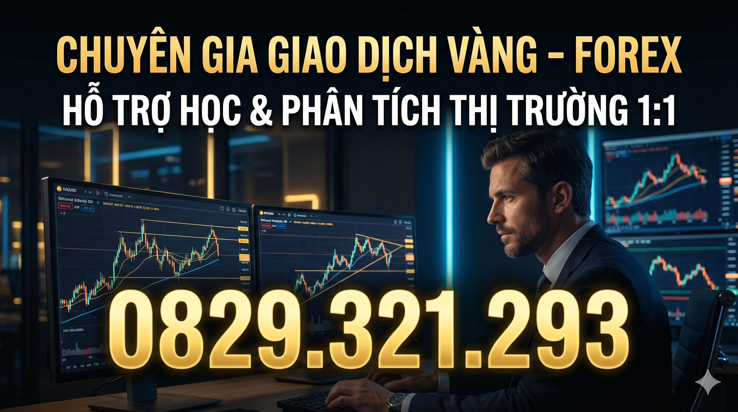 Li&ecirc;n hệ chuy&ecirc;n gia trade v&agrave;ng forex 1:1 hỗ trợ thực chiến